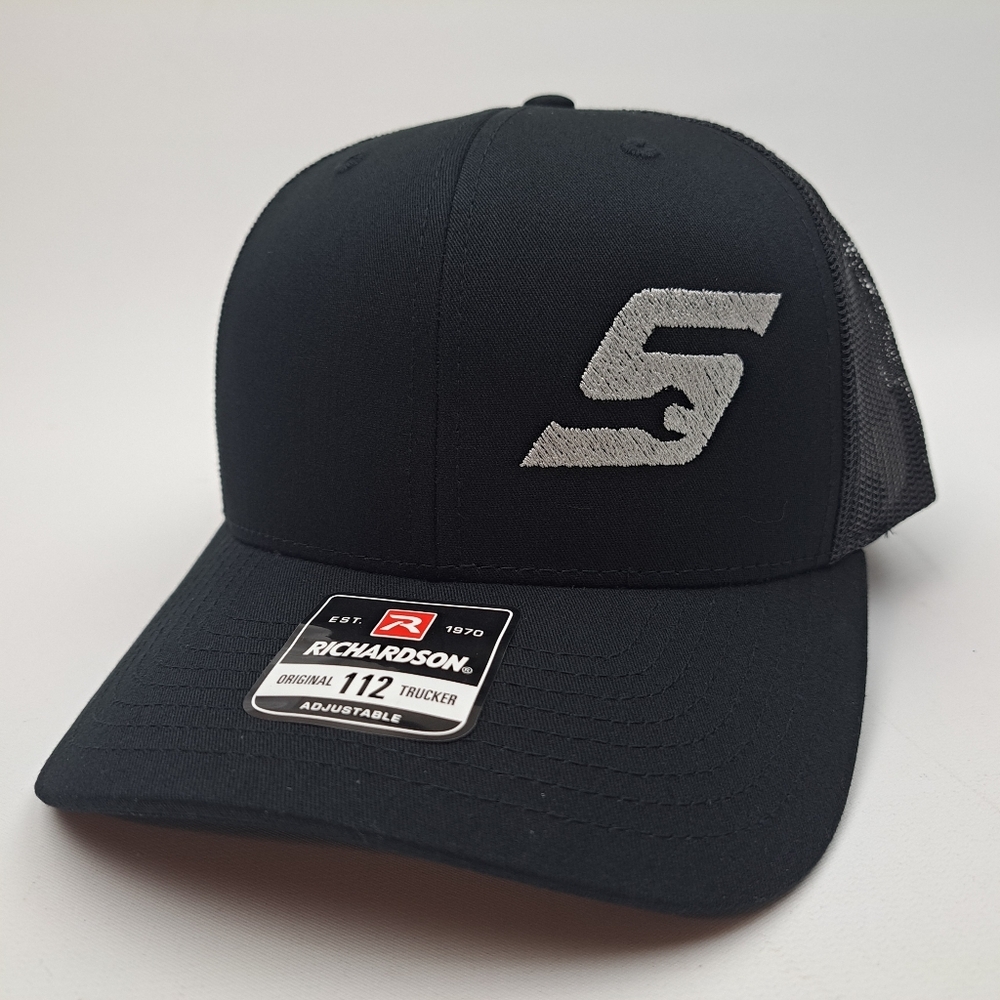 Snap On Tools Richardson 112 Trucker Mesh Snapback Hat Cap Black
